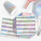 Iridescent Party Supplies - Disposable Paper Plates, Cups, Napkins, Tablecloth & Banner - Ideal For Mermaid Themed Events & Birt