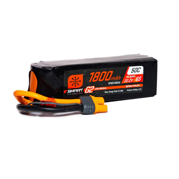 Spektrum 22.2V 1800mAh 6S 50C Smart LiPo G2: IC3, SPMX186S50