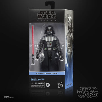 Star Wars The Black Series Darth Vader Toy 6-Inch-Scale Obi-Wan Kenobi Collectible Action Figure, Toys For Kids Ages 4 And Up