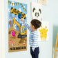 Hooqict Pin The Bucket On The Excavator Construction Party Games For Kids Boys Birthday Party Pin The Games Construction Party Decorations Supplies, Large Excavator Poster With 32 Stickers