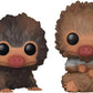 Funko Pop Movies: Fantastic Beasts 2 Crimes Of Grindelwald - Baby Niffler (Brown And Tan) 2-Pack