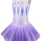 Eqsjiu Gymnastics Leotard With Skirts For Toddler Girls Dance 2T 3T Toddlers Snow Purple Gradient Tulle Dress Sparkly Sparkles 2