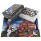Motiloo Halloween 500 Piece Jigsaw Puzzle For Adults - Halloween Haunted Mansion Trick Or Treaters Jigsaw 14' X 20'