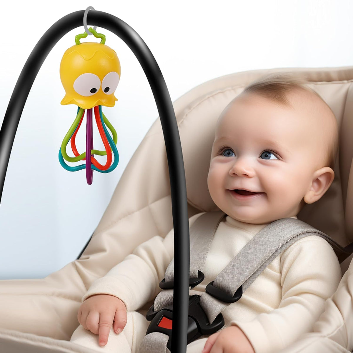 Interactive Baby Suction Rattles