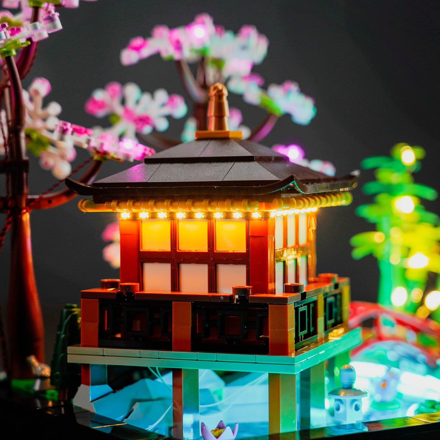 Hilighting Led Light Kit For Lego Tranquil Garden, Upgraded Light Set Compatible With Lego 10315 Icons Tranquil Garden, Creative