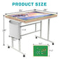 Jigsaw Puzzle Table 1500Pcs,Puzzle Table With Legs And Storage Pocket,5 Adjustable Up Level Puzzle Tables For Adults With Drawer