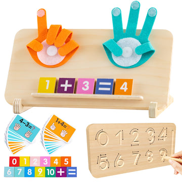 Montessori Toys For 3 4 5 Year Old,Double-Sided Preschool Learning Toys For Toddlers Age 2-4,Educational Math Manipulatives Numb