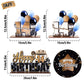 Lingteer Happy 14Th Birthday Gold Acrylic Table Topper Centerpieces Set - Cheers To Fourteen Years Old Birthday 14Th Bday Party Gift Decorations.
