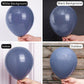 Partywoo Dusky Blue Balloons, 138 Pcs Dusty Blue Balloons, Blue Balloons Different Sizes Pack Of 18 Inch 12 Inch 10 Inch 5 Inch Dark Blue Balloons, Navy Blue For Party Decorations, Blue-Dusky Blue-F15