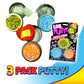 Ja-Ru Lab Putty Bundle Set (1 Fidget Pack, 3 Toys) Color Changing Putty, Magnetic Slime, Glow In The Dark Slime, Crystal Clear S