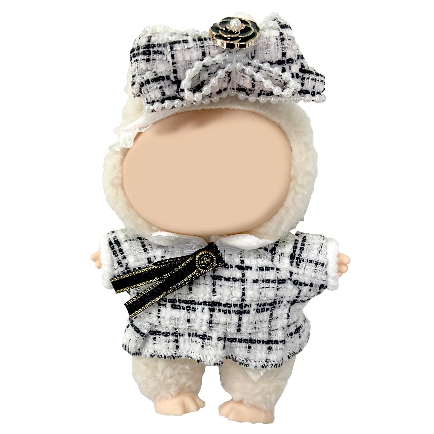 AYJK7 Doll Clothing Compatible with 6.7 Inch Labb Doll (no Doll Included) 17cm  Outfits Animal Chic Style Fashion