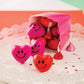 4E'S Novelty Heart Stress Balls Bulk 48 Pack - Valentines Squishies - For Class Valentines Party Favors For Kids, Valentines Day