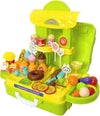 Rudrayak Enterprise Little Kids Shopping Market Playset Fast Food and Snacks Children Set with Ice Cream Lollipops Fruits Educat