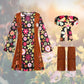 Cuteshower Kids Hippie Costume For Girls 60S 70S Hippie Dress For Halloween Party Outfit