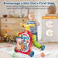 Baby Walker 5 In 1,Vatos Sit-To-Stand Learning Walker,Assemble As Scooter/Balance Bike/Push Walker/Activity Table/Detachable Pan