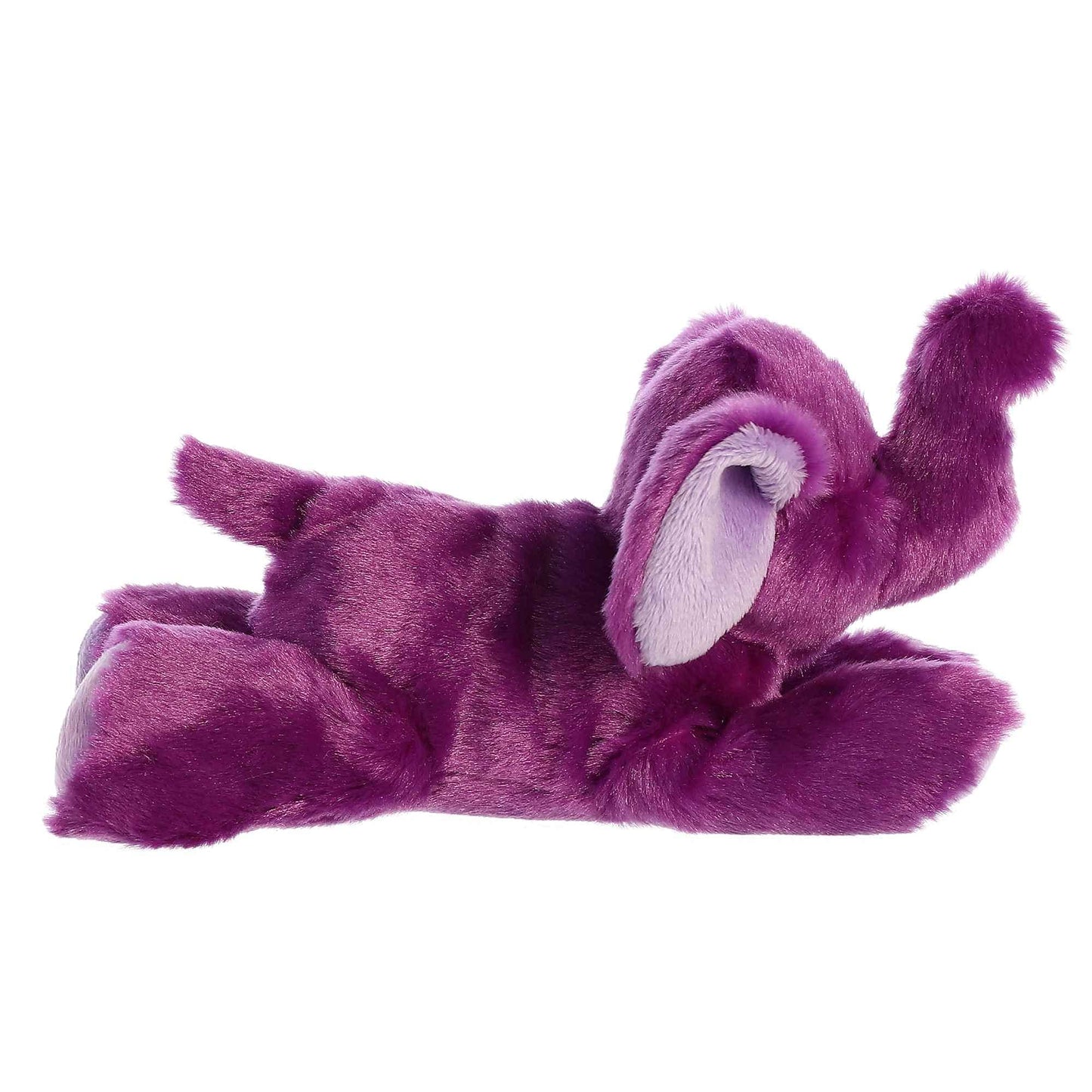 Aurora® Adorable Mini Flopsie™ Violet Elephant™ Stuffed Animal - Playful Ease - Timeless Companions - Purple 8 Inches