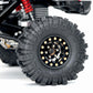 OGRC 1.0 RC Wheel and Tires Brass Negative Offset 7mm Wheels with New Compound 1.0 Tires for 1/18 TRX4M 1/24 SCX24 C10 JLU Deadb