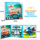 Magnetic Puzzles For Kids 2-4, Travel Puzzles Games For Kids Ages 3-5, Jigsaw Puzzle Book Activities Toy For Kids Boys Girls Age