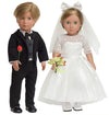 sweet dolly Doll Clothes Accesories First Communion Wedding Dress and Suit Set for American 18 inch Doll Boy and Girl
