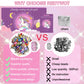 Redtwo 200 Pcs Charm Bracelet Making Kit, Friendship Jewelry Making Supplies Unicorn/Mermaid/Birthday Gifts Toys For Teen Girls