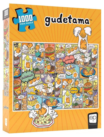 Gudetama “Amazing Egg-Ventures” 1000 Piece Jigsaw Puzzle | Collectible Anime Puzzle Artwork Featuring A Collage Of Sanrio’S Gudetama | Officially-Licensed Gudetama Puzzle & Merchandise