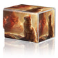 Card Game Storage Box TCG Deck Box MTG Card Box Organizer Trading Card Case Commander Deck Box TCG Card Storage Box Magnetic Closure Creative Pattern Up to 200 Cards  Orange And White Cat