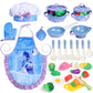 Magic4U Kids Cooking Set With Toddler Chef Costume, 28Pcs Play Kitchen Accessories Including Apron, Pots And Pans Sets, Play Foo