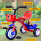 Tricycle For Toddlers 1-3 3-5 Year Olds, Spider Toddler Bike Baby Balance Bike With Colorful Lighting Wheels & Large Basket, Bir