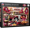 MasterPieces - 1000 Piece Jigsaw Puzzle  NFL San Francisco 49ers  Fun for mature-themeds and Family  Non-Glare Finish  19.25x26.75