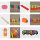 Calmado - 1000 Pcs Wooden Dominos For Kids - Domino Toys For Outdoor Or Indoor Game, Dominos For Kids Ages 4-12 Including Bag, I