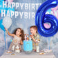 TONIFUL Giant 40 Inch Navy Blue Number 30 Helium Balloons - Foil Mylar for 30th Birthday Party Decorations
