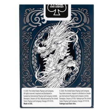 Bicycle Dragon Playing Cards,Blue