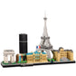 Kadablk Architecture Paris Skyline Collection,3680 Pcs For Adults And Kids, Micro Building Blocks Set Model Kit,Landmark Model