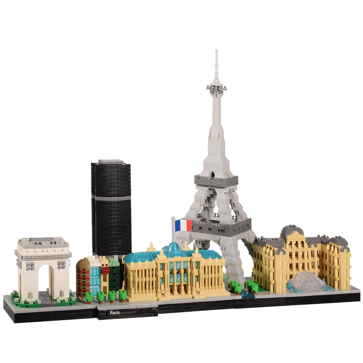 Kadablk Architecture Paris Skyline Collection,3680 Pcs For Adults And Kids, Micro Building Blocks Set Model Kit,Landmark Model