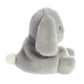 Aurora Adorable Palm Pals Pebbles Bunny Stuffed Animal - Pocket-Sized Play - Collectable Fun - Grey 5 Inches