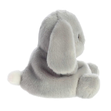 Aurora Adorable Palm Pals Pebbles Bunny Stuffed Animal - Pocket-Sized Play - Collectable Fun - Grey 5 Inches