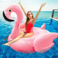 TURNMEON Giant Flamingo Pool Float, Inflatable Summer Beach Swimming Raft Lounge Ride-on Water Pool Floatie for Adults Kids Lake