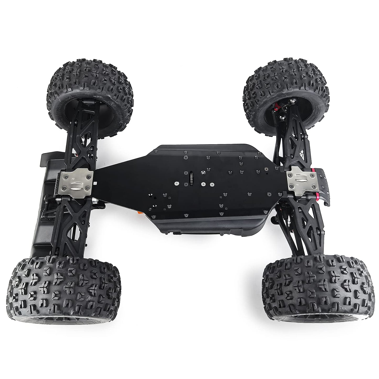 MORLORDY RC Steel Front and Rear Skid Plate for 1/8 Kraton Outcast Senton Talion Typhon BLX Truck Upgrades