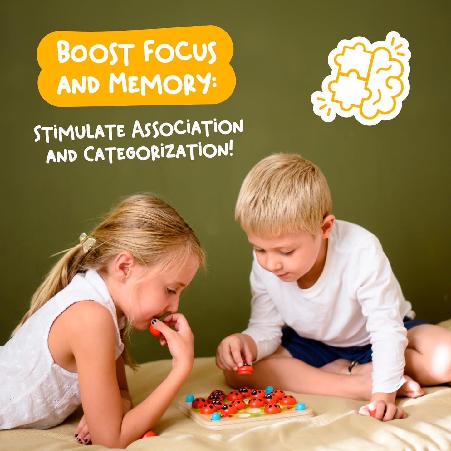 Nene Toys Festivities Memory Game Extension Set - 24 Additional Matching Cards For Christmas, Three Kings, Easter, Halloween, Carnival And More [Nene Toys Exclusive Size]