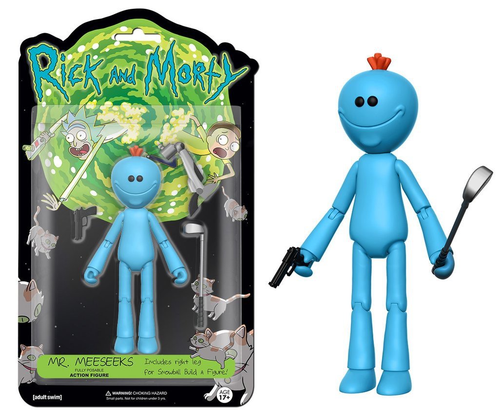 Funko 5 Articulated Rick and Morty Meeseeks Action Figure