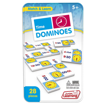 Junior Learning Jrl486-2 Time Dominoes - 2 Each
