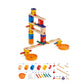 Hape Wooden Quadrilla Marble Run Music Motion Construction With Instruction| 97-Piece Stem Educational Learning Toys For Kids