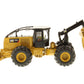 Diecast Masters 1:50 Scale Caterpillar 555D Grapple Skidder Model 85932 - Yellow Metal Construction Equipment