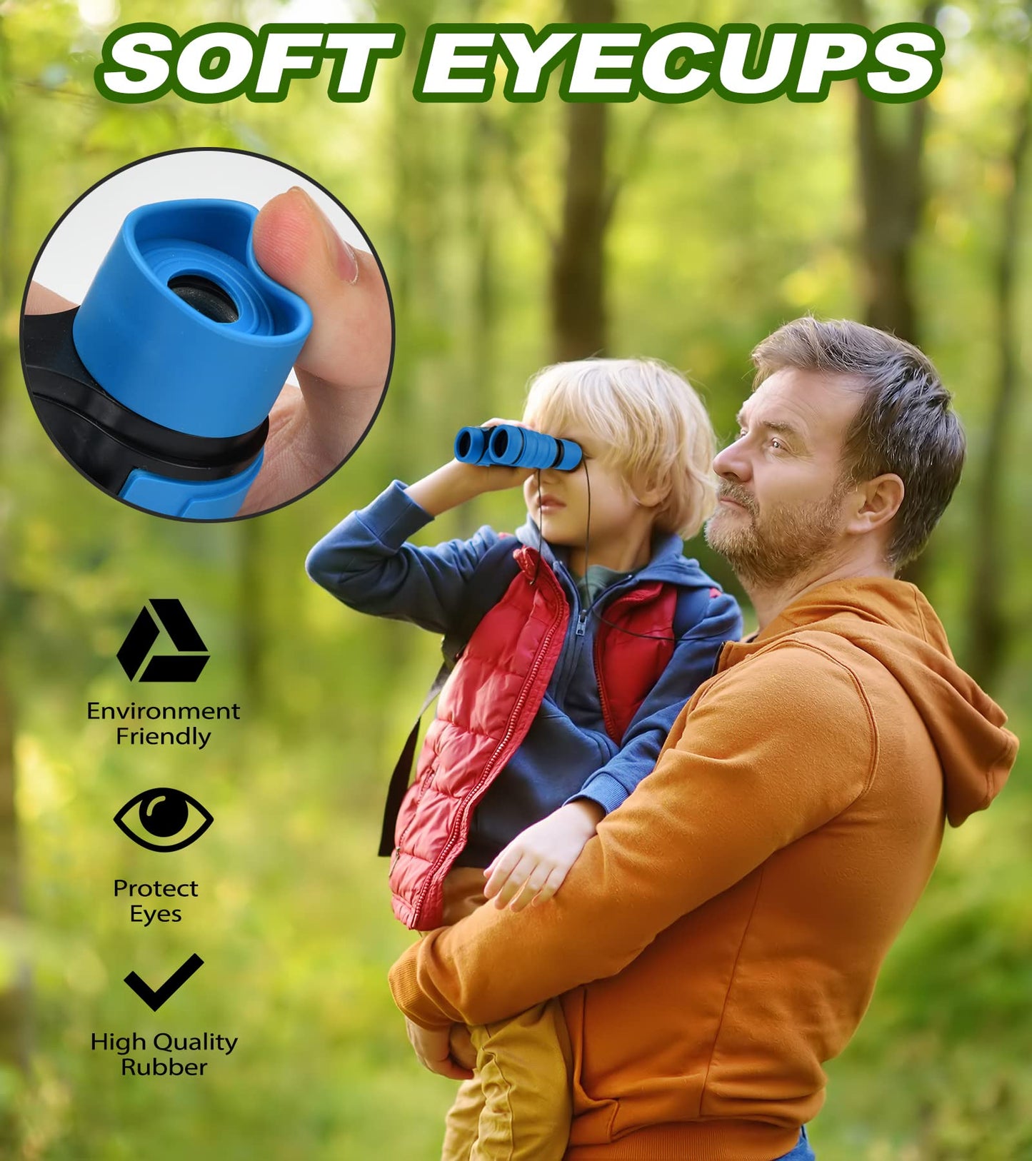 Binoculars For Kids, Kids Binoculars For 3-12 Years Boys And Girls Toys Gifts Optics Shockproof Toy Binoculars For Bird Watching