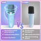 Mini Karaoke Machine For Kids Adults, Uzsomx Portable Bluetooth Speakers And 2 Wireless Microphones Song Toys With Led Light, Ch