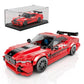 Mould King Speed Champion M8 Racing Car Building Kit with Acrylic Display Case  27072 Collectible Model Car Kits  Building Blocks Kit Racing Toy Cars for mature-themed Kids 8+(481 PCS)
