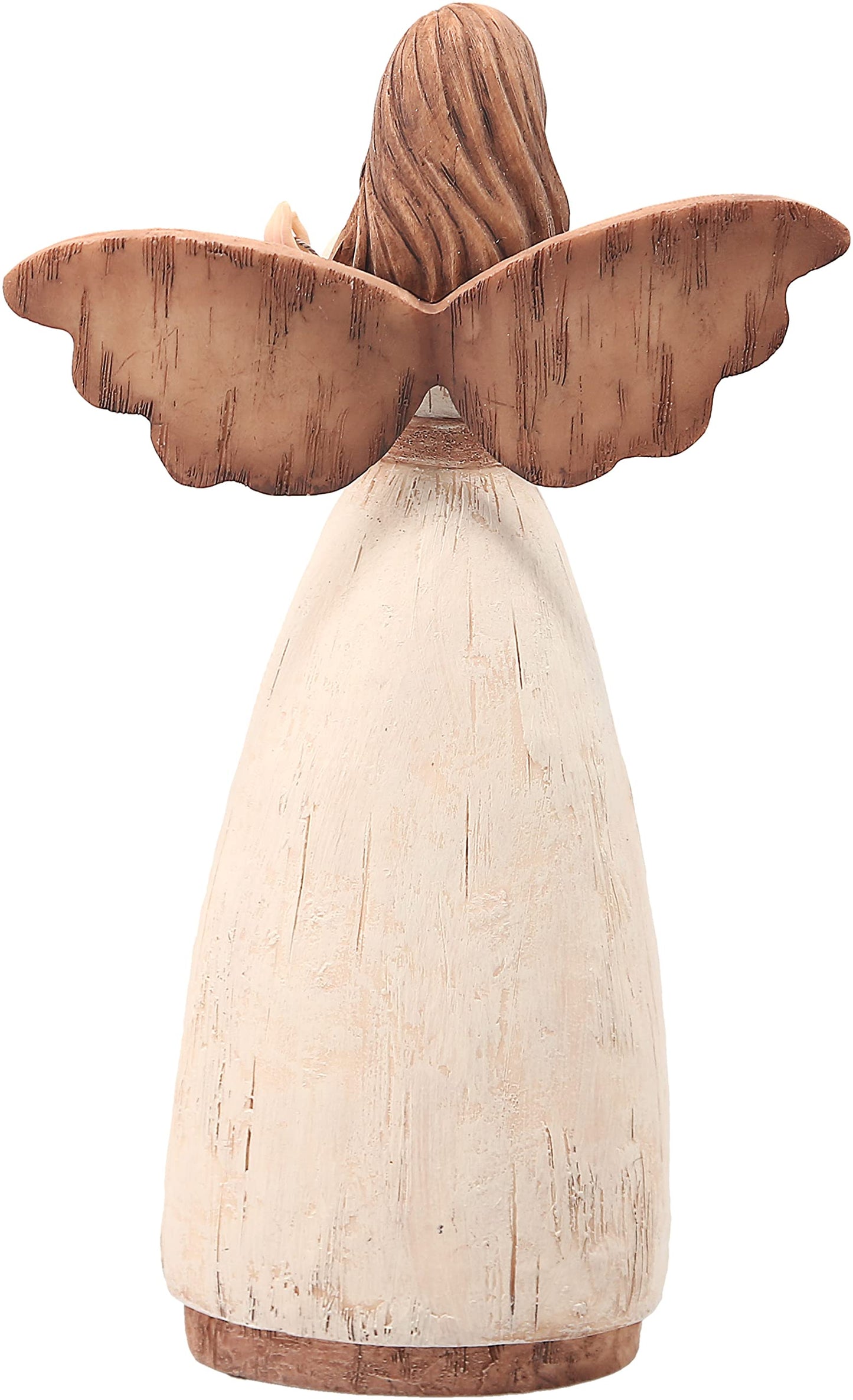 Pavilion Gift Company Simple Spirits 41008 Angel Figurine Holding Hearts  7-1/2-Inch  Love