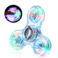 Scione Led Fidget Spinner, 1 Clear Rainbow Spinner, Light Up Toy For Kids, Adhd Anxiety Reducer, Glow In The Dark, Return Gift, 