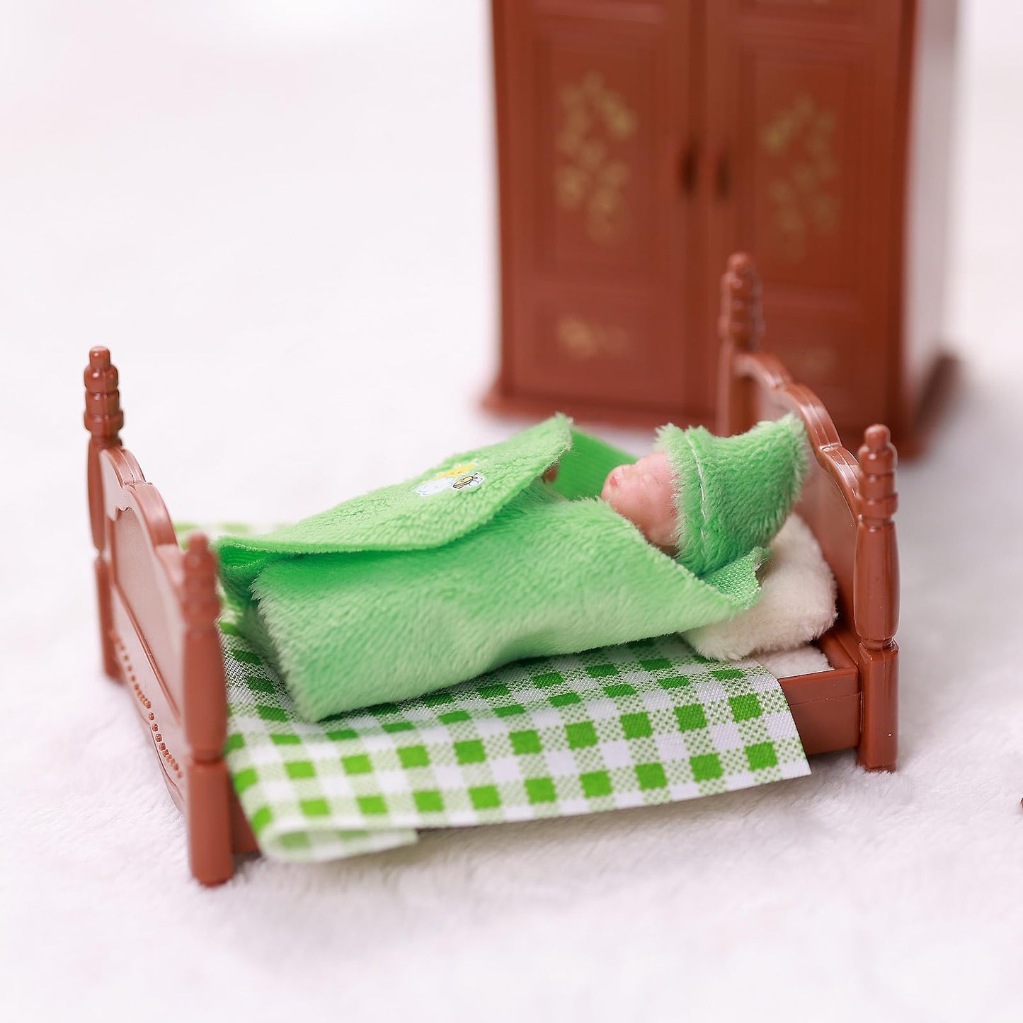 Babeside Mini Silicone Baby Dolls, 3 Inch Realistic-Newborn Full Silicone Cute Little Baby Dolls Tiny Real Life Miniature Baby Dolls With Playset Accessories For Girls Kids
