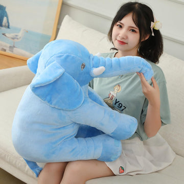 Ryttir 24 Inch Xxl Fuzzy Large Elephant Stuffed Animal, Adventure Stuffed Elephant Toy, Brave Boy'S And Girl'S Room Elephants Pl